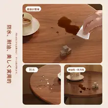 リビング用 丸型サイドテーブル【小型・ベランダ・寝室用】