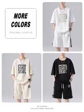 新中式デザインの短袖Tシャツ【夏用・アイスシルク・フィット・カジュアルスポーツ】（セットアップ対応）