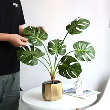 北欧風人工植物 ポトスの観葉植物【リビング用・インテリア装飾・フォトプロップ】