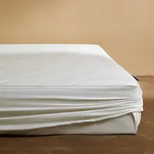 MIDO HOUSE 全包タイプのコットン製おしゃれマットレスプロテクター【通年使用・通気性あり】