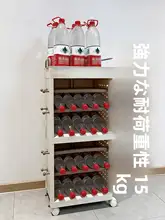 多層 おしゃれなトイレ収  納ラック【ウォールタイプ・洗面道具・タオル収納】