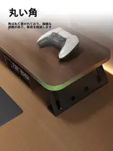 デスクトップコンピューター用モニター昇降スタンド【ノートパソコン対応・収納機能付き・キーボードトレイ付き】