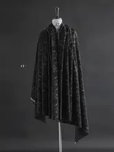 ブラックレザー製ヴィンテージ染めPU素材バイカーズジャケット【柔らかい着心地・服装デザイン用】