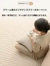 防水リビングカーペット【フレンチスタイル・ソファ用・お手入れ簡単・冬用】