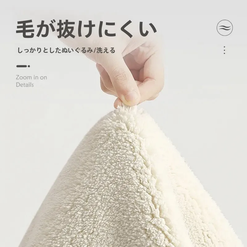 白色クリーム風ラグ【和風現代简约】：4.5畳・6畳和室のバランスを意識した設置ガイド