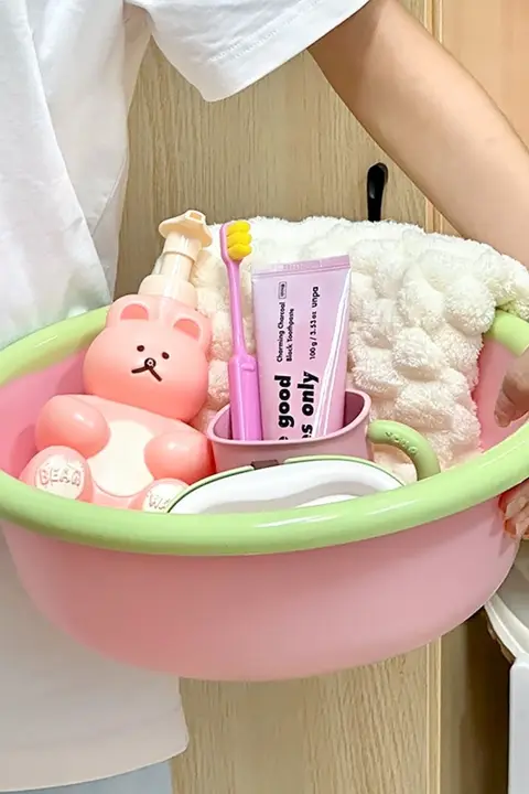 家用洗面器【耐久性プラスチック・大容量・学生用】