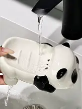 軽量陶器製 洗面器【穴あけ不要・水切り設計】