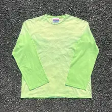 ユニセックス長袖Tシャツ【ヴィンテージ風・ダメージ加工・春秋用・パンクスタイル】（セットアップ対応）