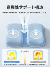 夏用 通気性の高いハチの巣デザインのジェルクッション【長時間使用に最適】
