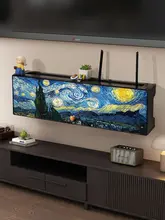 星空デザインのWi-Fiルーター収納ボックス【穴あけ不要・おしゃれなインテリア】