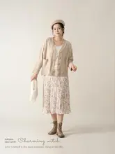 春季用 ニットカーディガン レディース 大きいサイズ【ソフトな雲のような白色・体型カバ ー・ファッション】