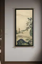 宋代美学を感じる高級ビンテージ金属壁掛けアート【エントランス装飾用】