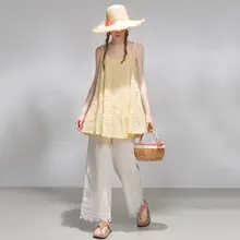優雅な夏のビーチリゾート風ドレスとトップス【キャミソール・リバーシブル】
