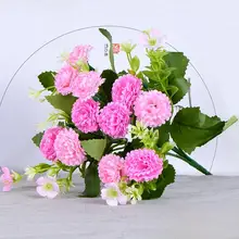 リアルな造花のバラ単束【インテリア装飾・リビングやレストラン用・プラスチック製】