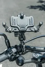 ロックブラザーズ バイク用スマートフォンホルダー【防振・電動バッテリー車・自転車用】