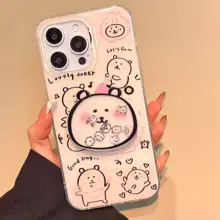 可愛いカートゥーンデザインのスマートフォンケース【iPhone、Xiaomi、Honor対応】