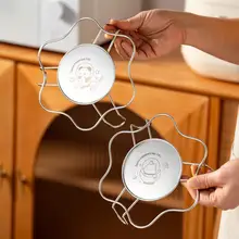 家庭用 ステンレス製 蒸し器【白鹅绒・花びら型デザイン・電気鍋用】