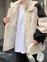 秋用 大きいサイズの防寒コート【ダウン風・カジュアル・ゆったりフィット】（セットアップ対応）