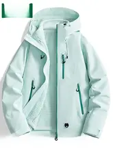 防風防水！春秋用ゆったりフィットのレディース3WAYアウター