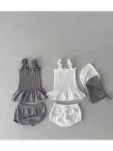 女の子用赤ちゃんビキニ水着3点セット【夏用・温泉・ビーチ用】