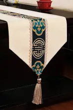 防水テーブルクロス 中式禅デザイン【赤木製茶卓用・リビング用・布製】