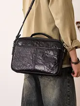 本革製 メンズショルダーバッグ【シンプルデザイン・通勤対応・斜め掛け】