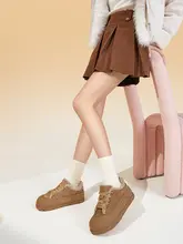 Camel ファッションな女性用ボードシューズ【毛足の長いデザイン・保温・高反発】