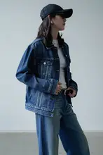 DD DENIM ヴィンテージ風デニムジャケット【秋季・ルーズフィット・微落肩】