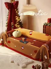 ソファカバー ボア 1枚 クリスマス 冬 丈夫 インテリア
