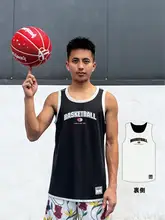 メンズ バスケットボール リバーシブルタンクトップ【速乾・無袖・トレーニング用】