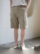ワークショートパンツ メンズ カジュアル ゆったり 綿 夏用薄手