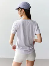 涼感ヨガウェア【レディース・短袖・フィットネストップ・アウトドア用】