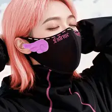 小翼デザインのウィンタースポーツ用フェイスマスク【男女兼用・防風・保温】