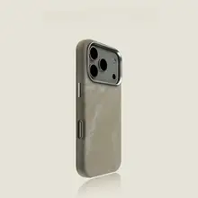 スマホケース iPhone17 16 Pro 15 14 13 対応 上質レザー フランネル内装 ダークパープル 大型カメラホール おしゃれ ビジネス 男女兼用