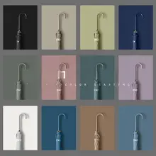 大きいサイズの二人用レトロ長柄傘【防風強化・シンプルデザイン・雨具】