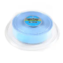ブルーラテックスダブルサイドテープ【ウィッグ用・無痕・LaceFront・サイズ2.54x36cm】