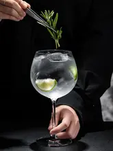 高脚クリスタルカクテルグラス【ジントニック用・タイ製】