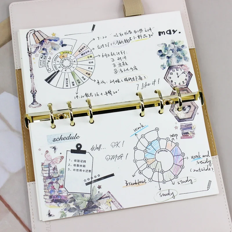 bullet journal に使える時間管理アイデアは？透明スタンプで毎日をモチベーションアップする方法