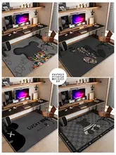 高級防水・防音ゲーミングカーペット【軽量・お手入れ簡単・ベッドサイド用】