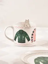 クリスマスセーターの可愛いマグカップ【インスタ風・女性向け・飲み物用】