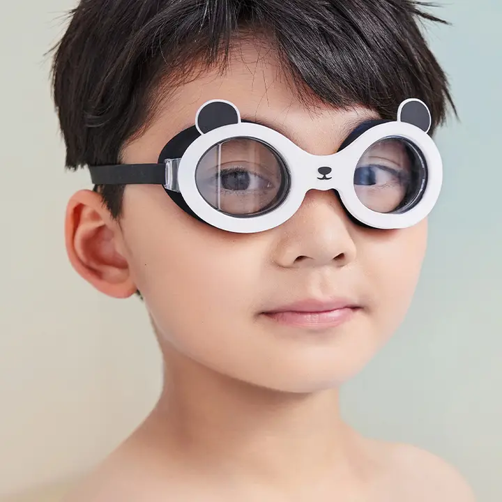 Zoke 可愛い猫デザインの子供用スイミングゴーグル【防水・防曇・泳ぎの練習に最適】