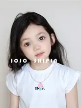 可愛いアイスクリームデザインのビーズネックレス【子供用・ロココ風・鎖骨ライン】