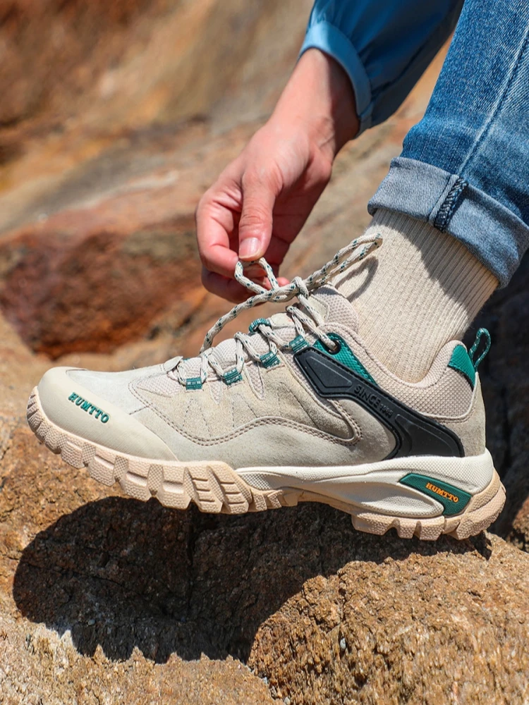 女性用登山靴 HUMTTO 悍途：防水防滑轻量设计适合6000米以下登山