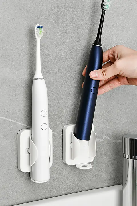 電動歯ブラシ 収納棚 洗面所 壁掛け式 穴あけ不要