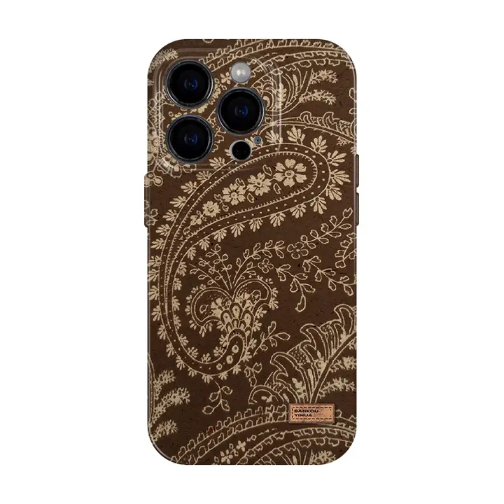 スマホケース iPhone 16 Pro Max 15 Plus 14 Pro 13 対応 ペイズリー柄 ヴィンテージ レディース お揃い 上品 ゴージャス アーティスティック
