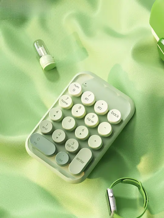 BOW Bluetoothワイヤレス二模式ミニキーボード【充電式・ポータブル・会計用】