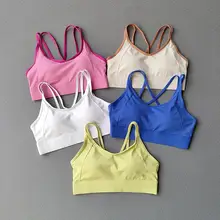 美しい背中デザインのスポーツブラ【夏用・衝撃吸収・ランニング・ヨガ対応・一体型・パッド入り】