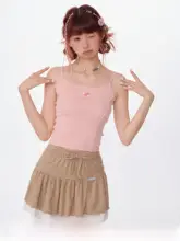 春夏用アメリカンレトロハートデザインノースリーブトップス【極上の柔らかさ・フィット感】