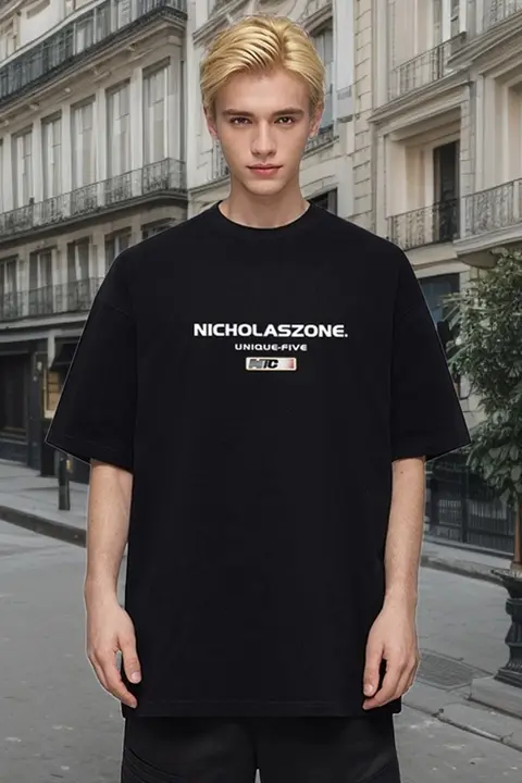 アメリカンスタイルのレトロプリント半袖Tシャツ【カジュアル・ユニセックス・夏用】（セットアップ対応）