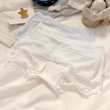 愛らしいハートレースのボクサーパンツ【極上の柔らかさ・抗菌・安全】（セットアップ対応）